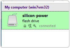 Establish connection with remote USB device (Windows version) access usb