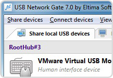 Passa al 'Pannello di condivisione dei dispositivi USB' e seleziona un dispositivo USB (versione Windows) share usb