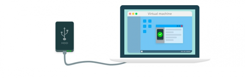 How to connect USB on VMware virtual machine?